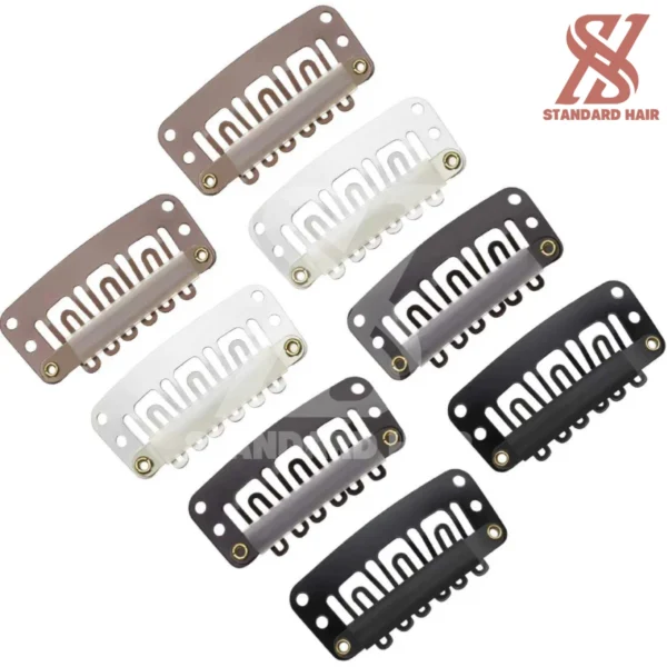 Wig Black Clips